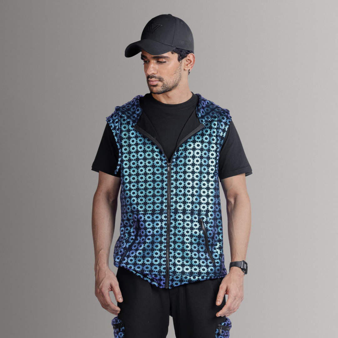Aerothread™ Wilder Zipup Vest - Mosaic Print Aerothread™ Wilder Zipup Vest - Mosaic Print
