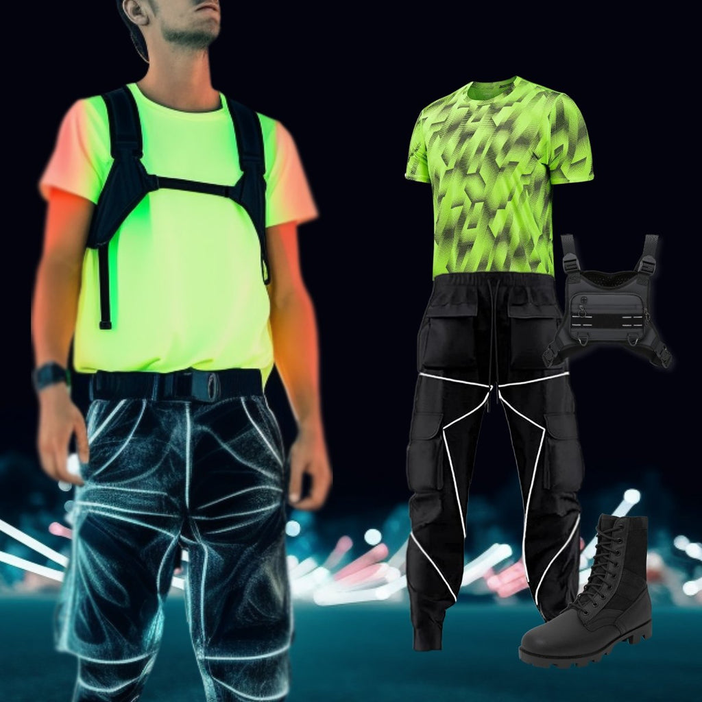 Stand Out at EDC: Men's Festival Fashion Tips on Using Colors to Turn Heads - ACES WILDER