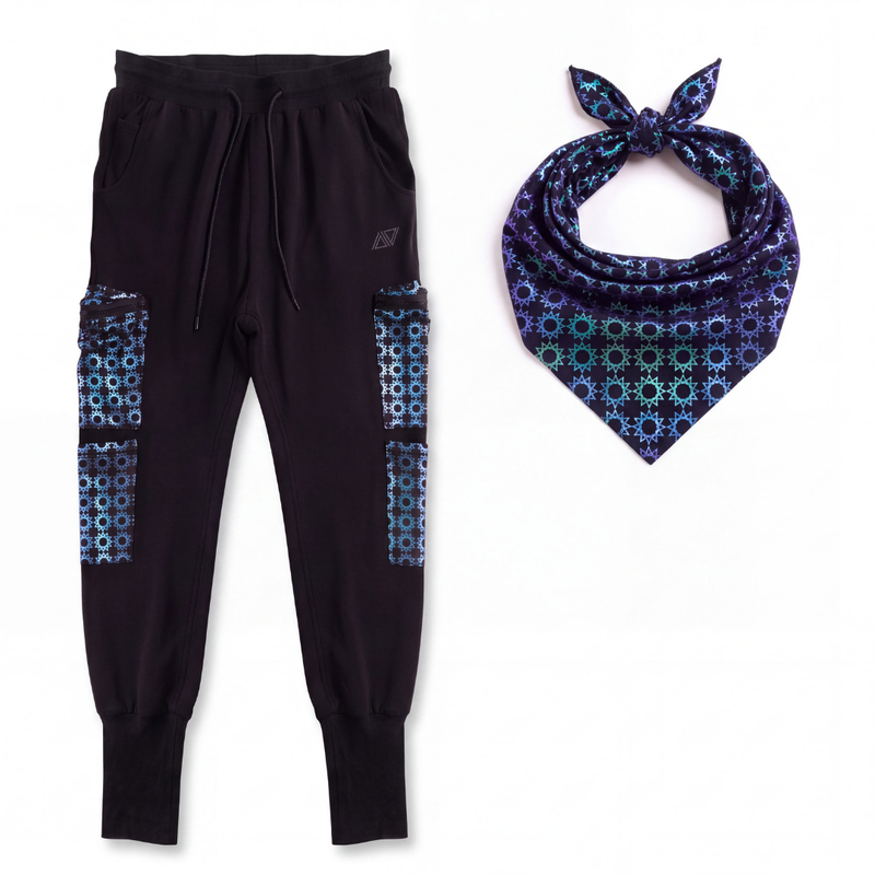 Aerothread™ Jogger + Bandana Set - Flat Lay