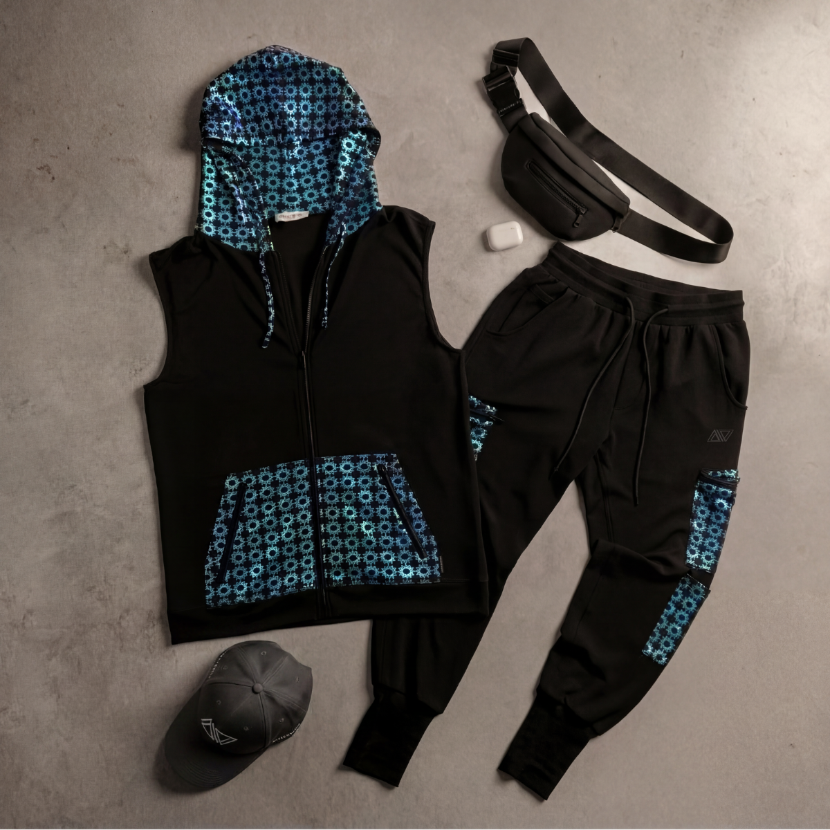 Signal Festival Outfit // Vest + Jogger + Cap