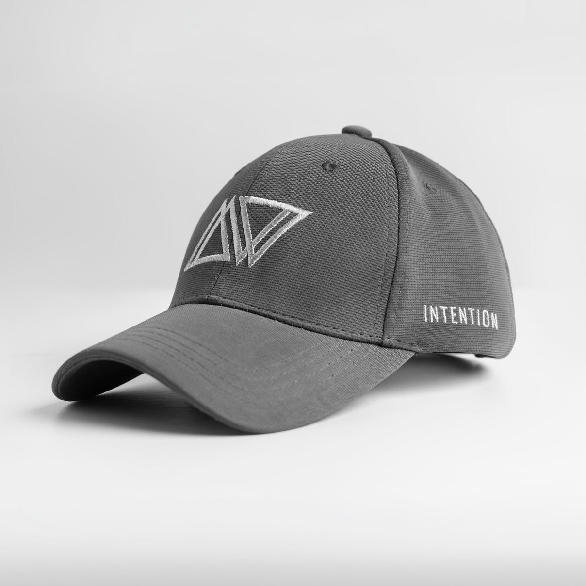 "Intention" Dry Fit A-frame Cap - Slate / Gray
