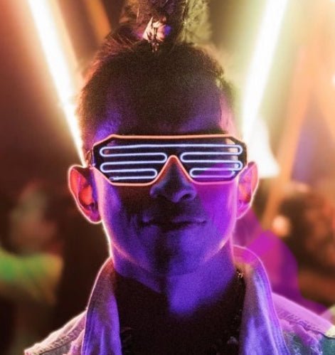 Green & Blue LED Light Up Aviators - ACES WILDER