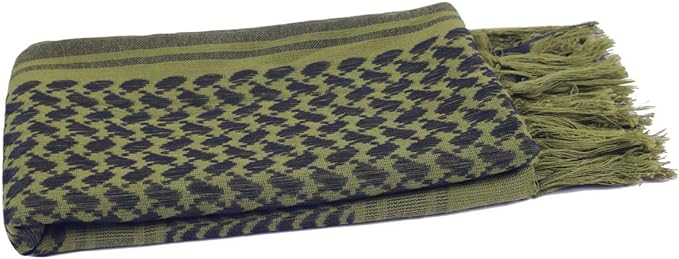 Green Tactical Desert Scarf Wrap - ACES WILDER