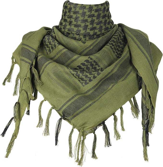 Green Tactical Desert Scarf Wrap - ACES WILDER