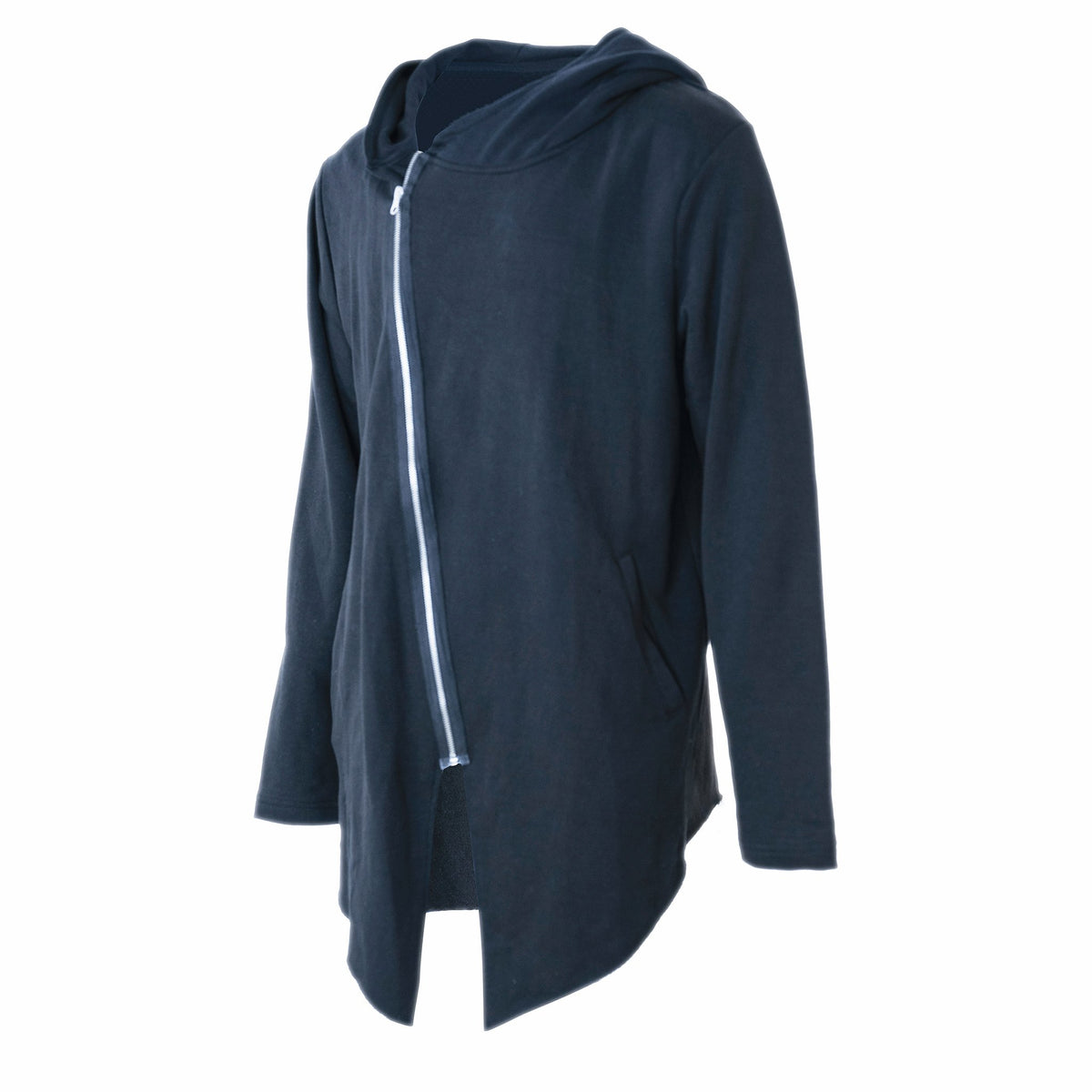 Jace Black Asymmetrical Hoodie