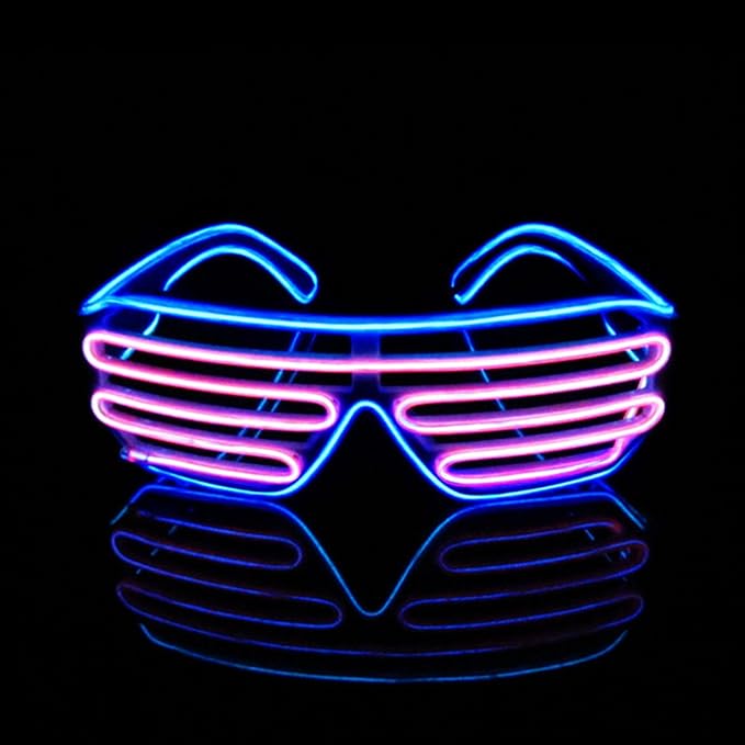 Pink & Blue LED Light Up Aviators - ACES WILDER