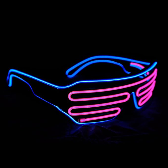 Pink & Blue LED Light Up Aviators - ACES WILDER