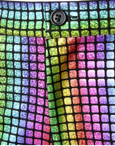 Rainbow Disco Sequin Trouser Pants - ACES WILDER