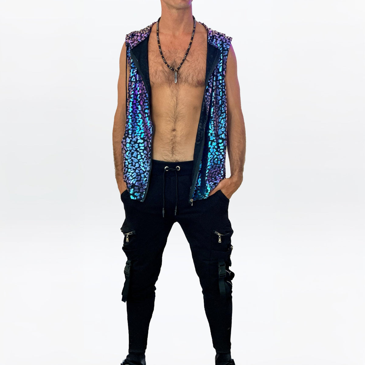 Trey Duo Chrome Hooded Vest
