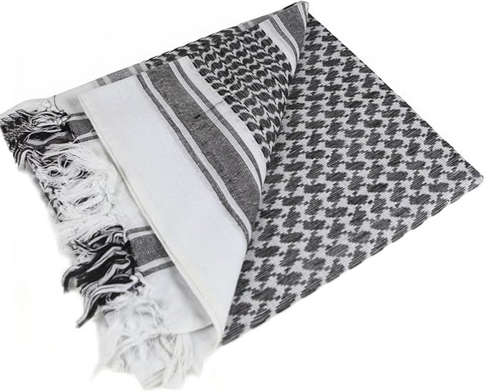 White Tactical Desert Scarf Wrap - ACES WILDER