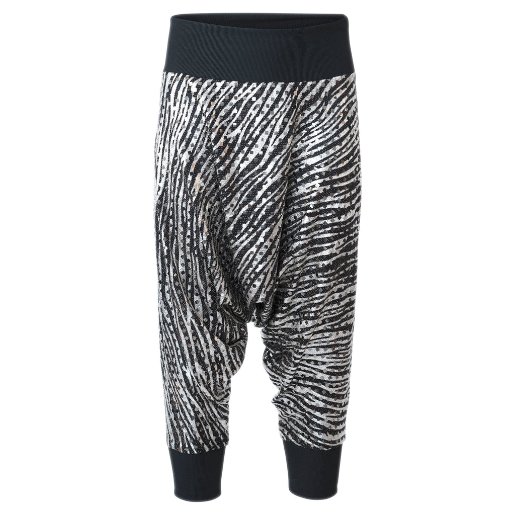 Ali Gold Zebra Harem Pants - ACES WILDER