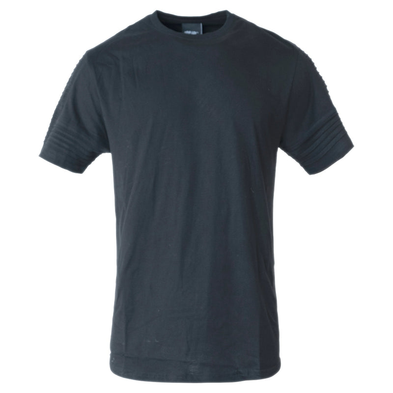 Anders Black Ribbed T Shirt