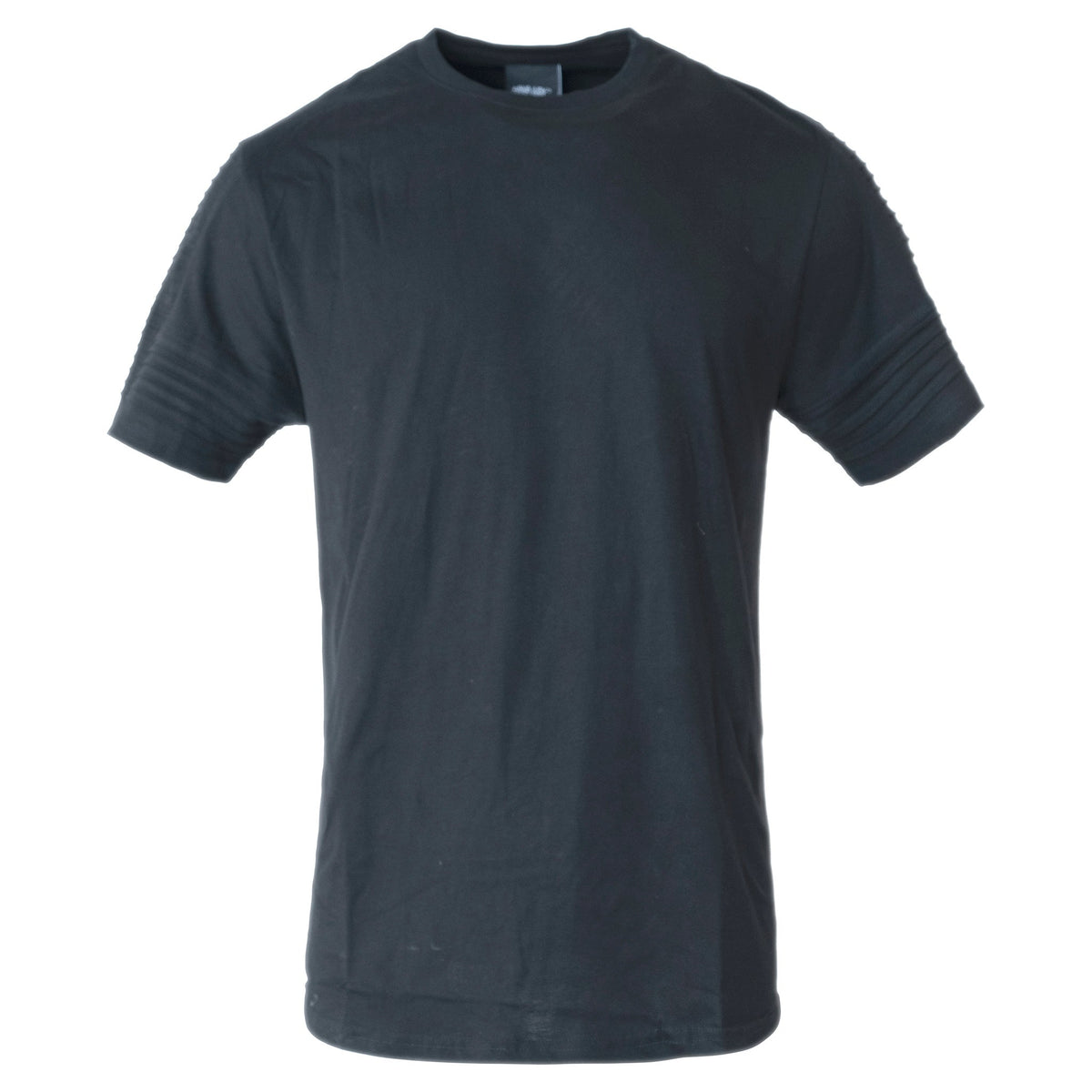 Anders Black Ribbed T Shirt