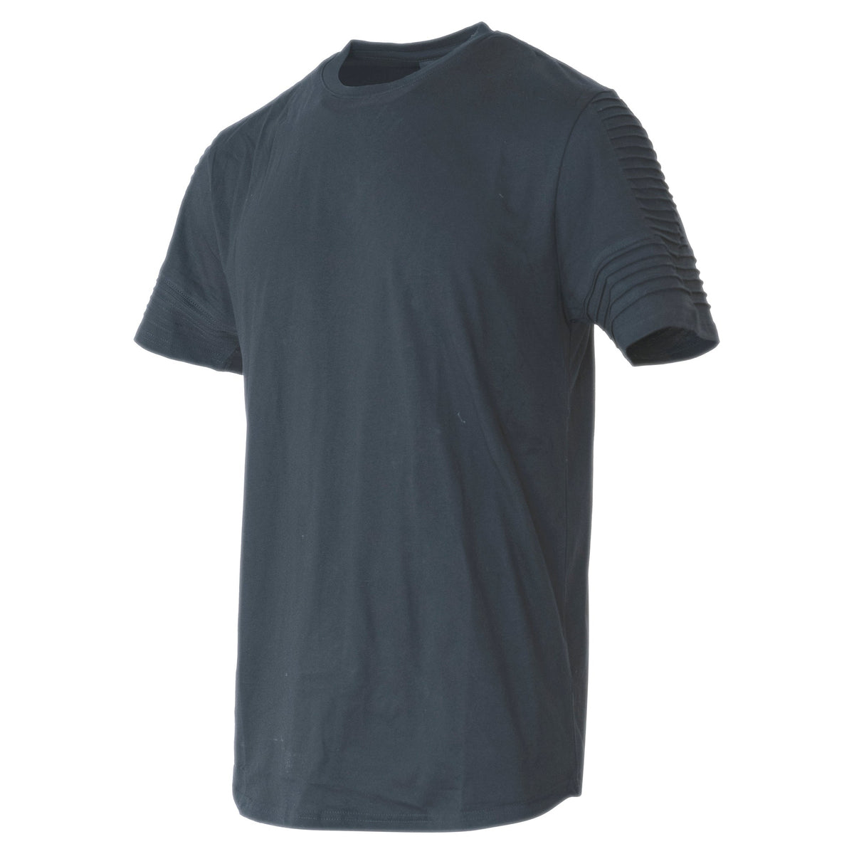 Anders Black Ribbed T Shirt