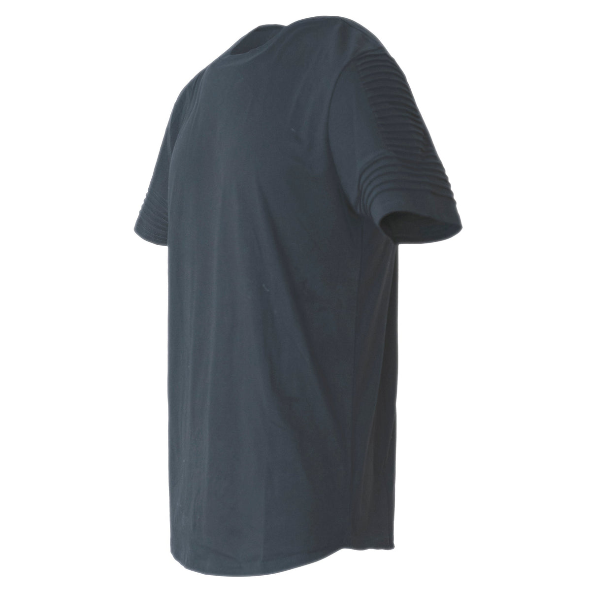 Anders Black Ribbed T Shirt