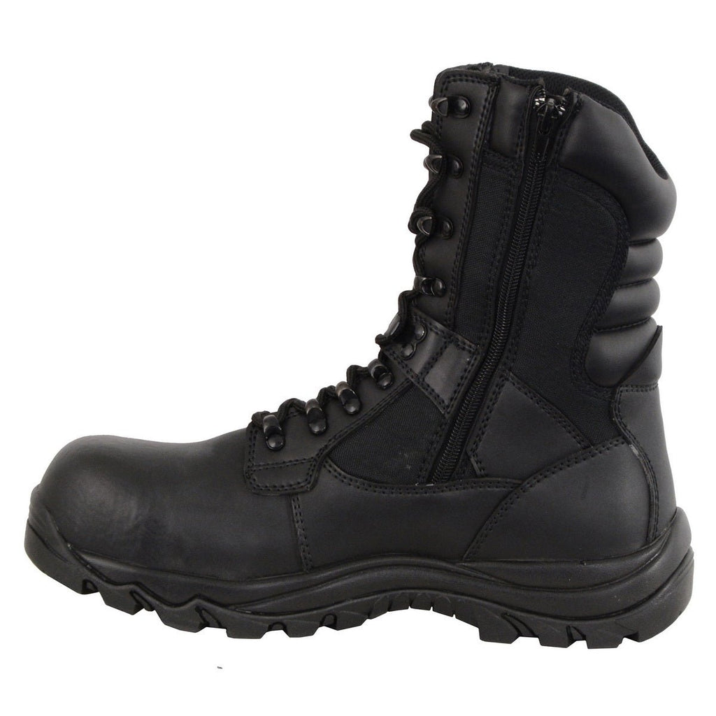 Black Composite Toe Tactical Boots - Aces Wilder