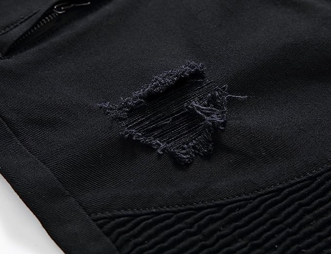 Dean Distressed Denim Shorts