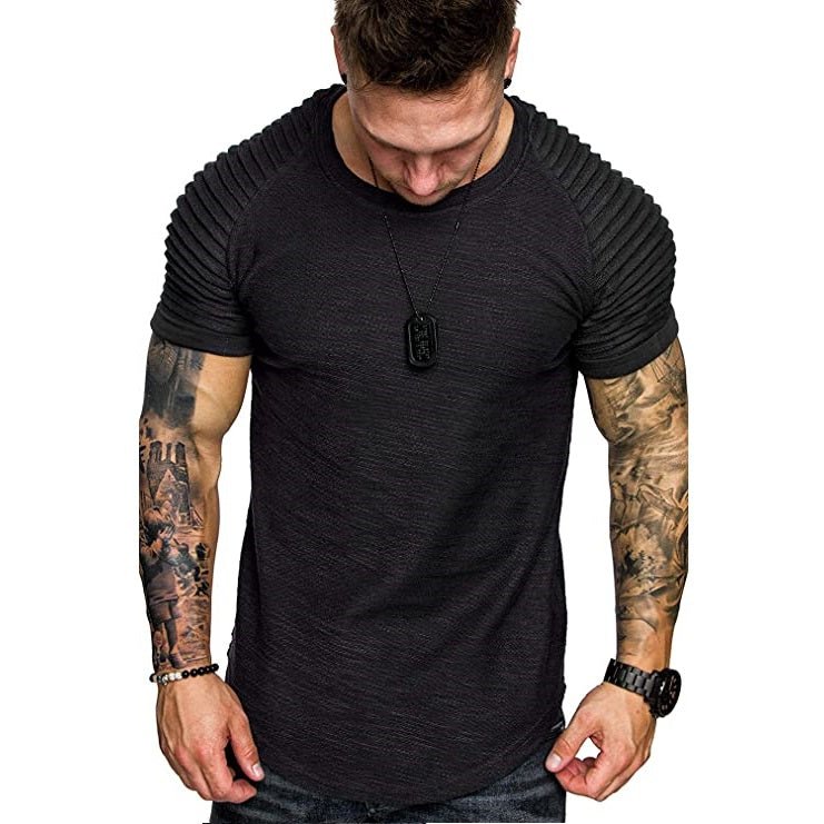 Black Ribbed Tee - Aces Wilder