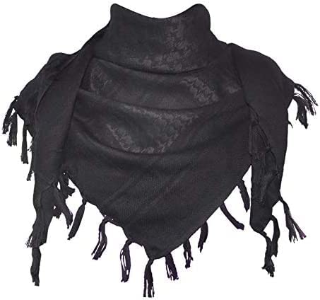 Black Tactical Desert Scarf Wrap - Aces Wilder