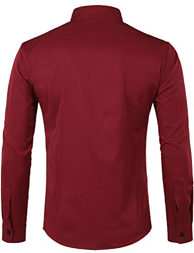 Bolin Long Sleeve Mandarin Collar Shirt - ACES WILDER