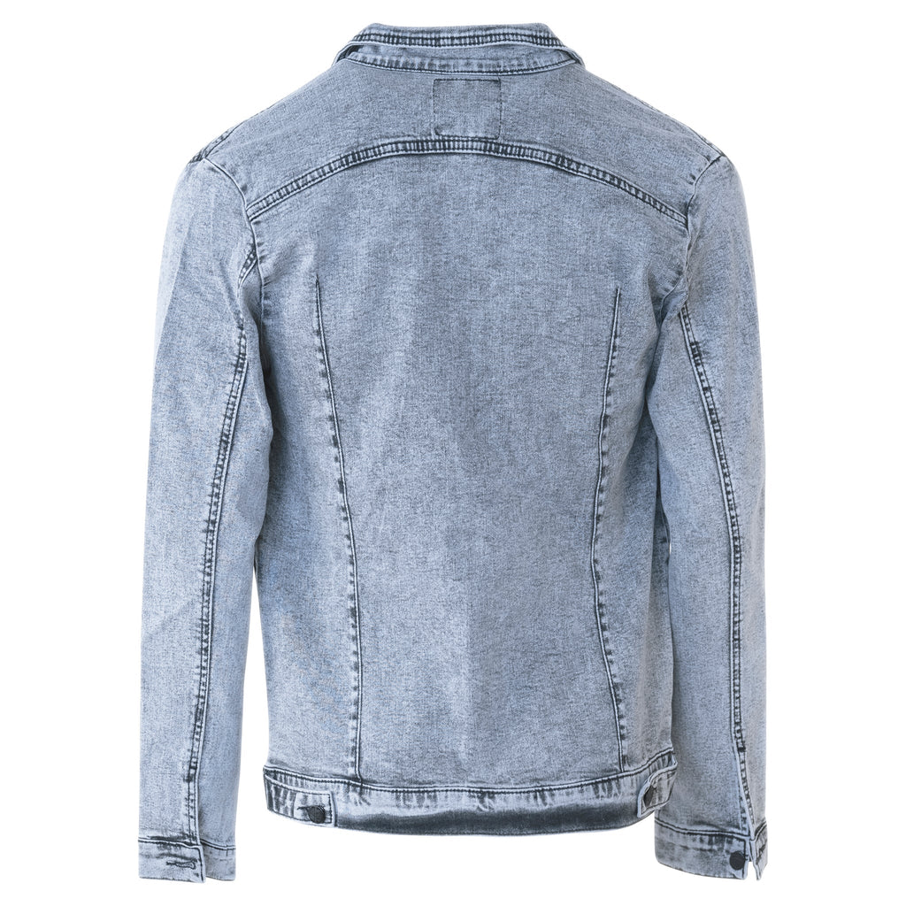 Carson Acid Wash Denim Jacket - ACES WILDER