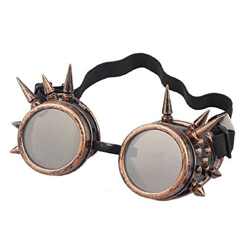 Copper Spiked Goggles - Aces Wilder