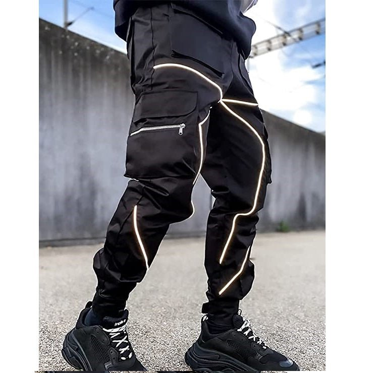 Darrow Black Tactical Cargo Joggers - Aces Wilder