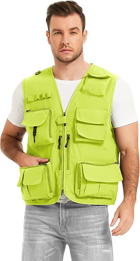 Darrow Neon Green Tactical Vest - Aces Wilder