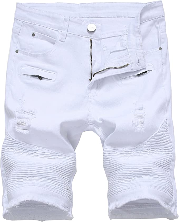 Dean Distressed Denim Shorts