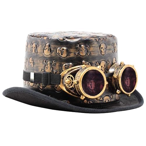 Ellion Steampunk Victorian Top Hat - ACES WILDER