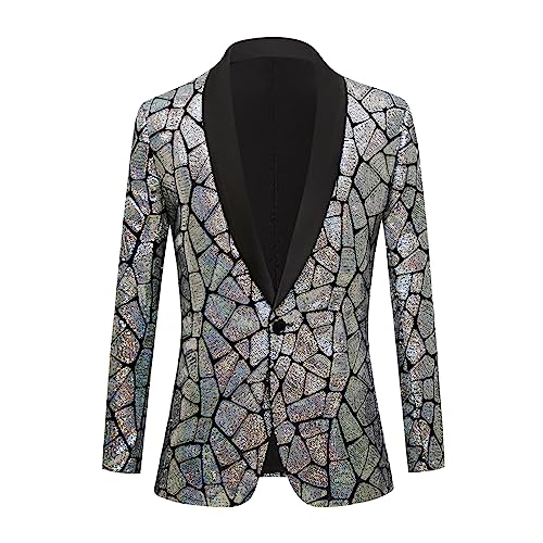 Elton Geo Disco Blazer Jacket - ACES WILDER