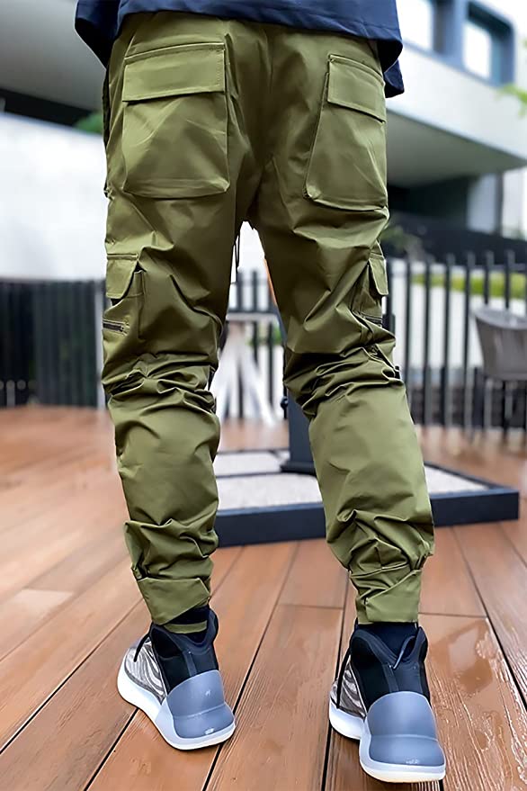 Flint Green Tactical Cargo Joggers - Aces Wilder