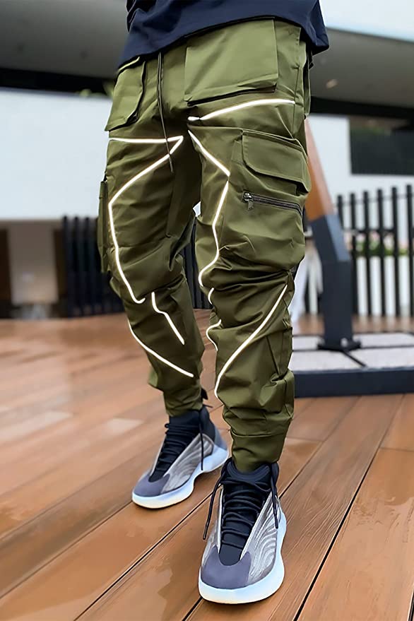 Flint Green Tactical Cargo Joggers