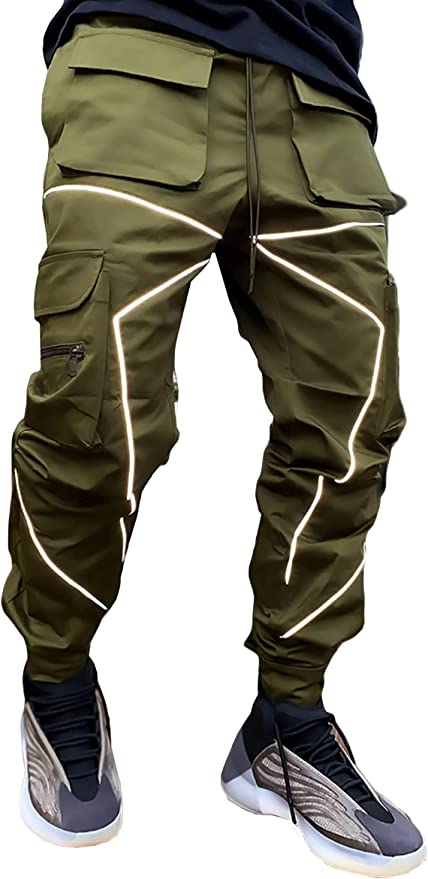 Flint Green Tactical Cargo Joggers