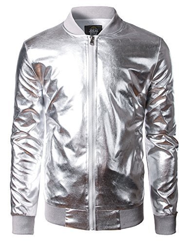 Galaxia - Metallic Bomber Jacket - ACES WILDER