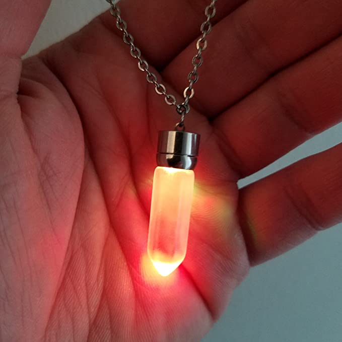 Glow Crystal Pendant Necklace - Aces Wilder