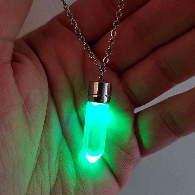 Glow Crystal Pendant Necklace - Aces Wilder