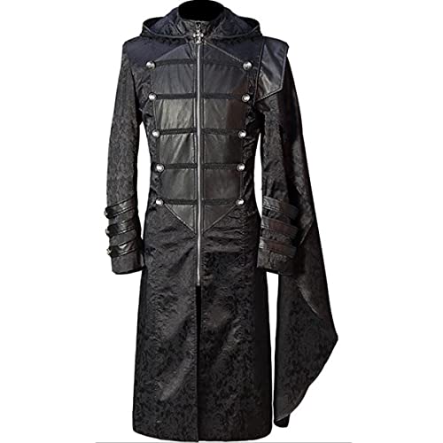 Grisha Long Hooded Military Cape - ACES WILDER