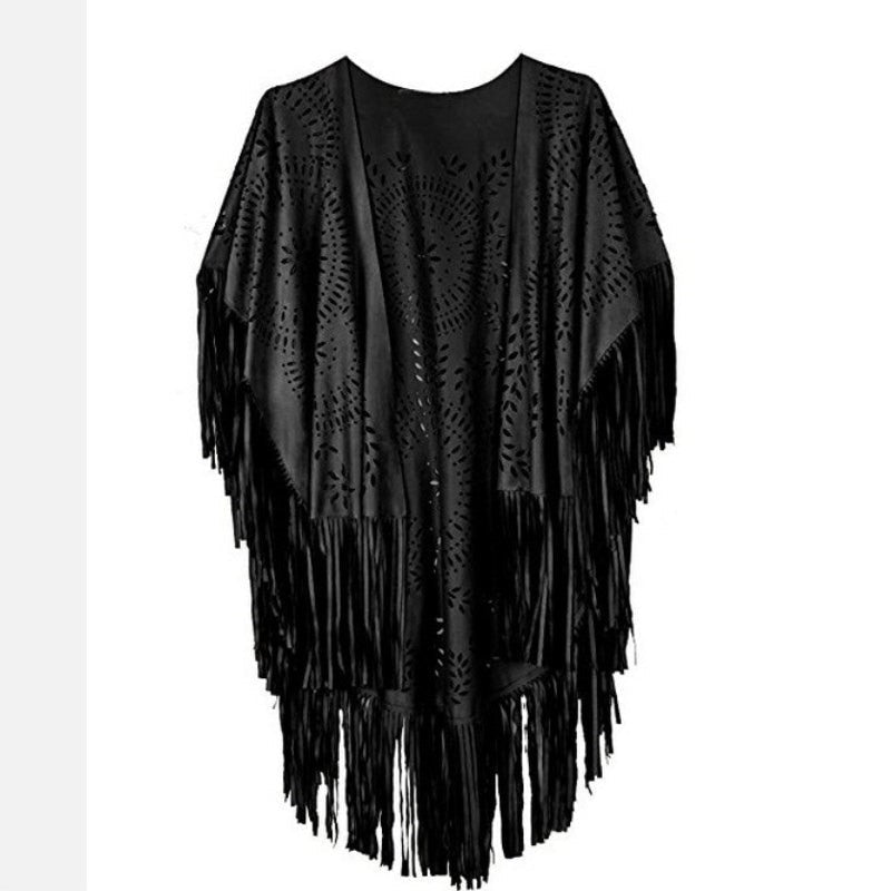 Halcón Fringe Cape - Aces Wilder