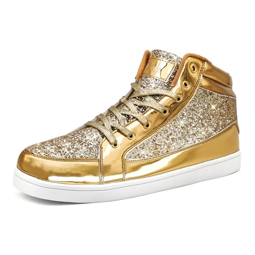 Jupiter High Top Glitz Sneakers - ACES WILDER