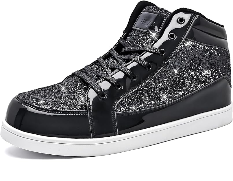 Jupiter High Top Glitz Sneakers - ACES WILDER