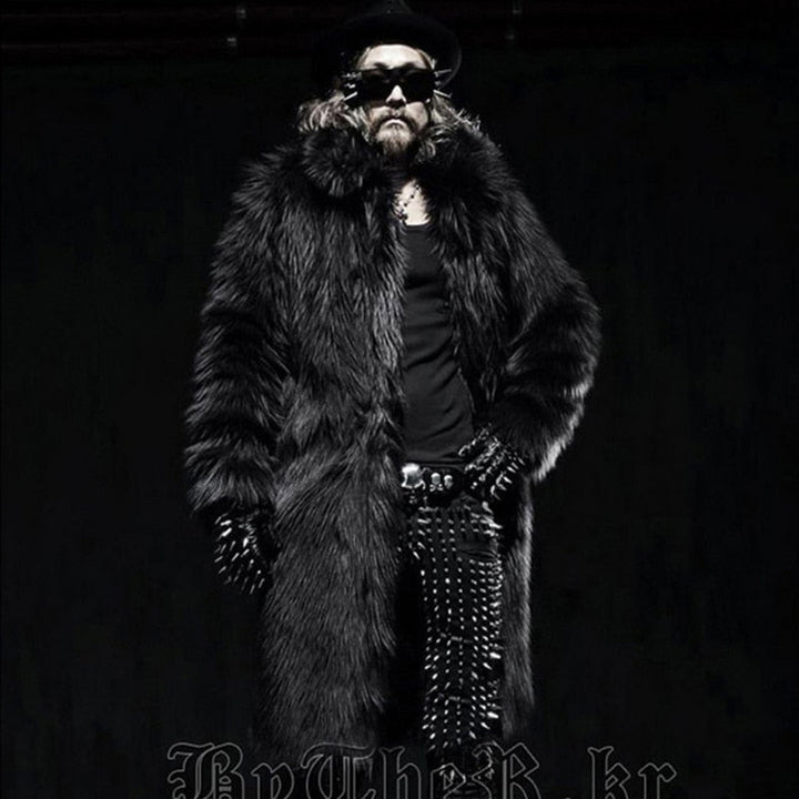 Karbo Long Faux Fur Coat - Aces Wilder