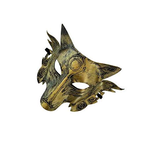 Kybrax Wolf Bronze Mask - ACES WILDER