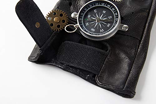 Navigon Steampunk Leather Gloves - ACES WILDER