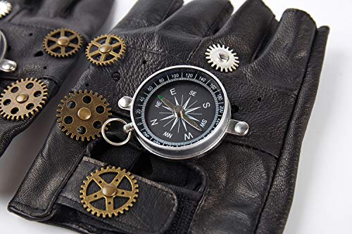 Navigon Steampunk Leather Gloves - ACES WILDER