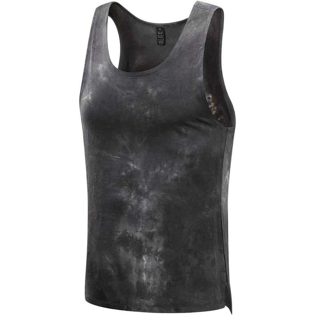 Onyx Black Tie Dye Tank - Aces Wilder