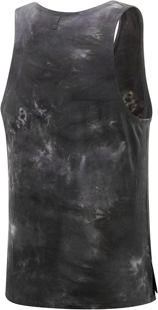 Onyx Black Tie Dye Tank - Aces Wilder