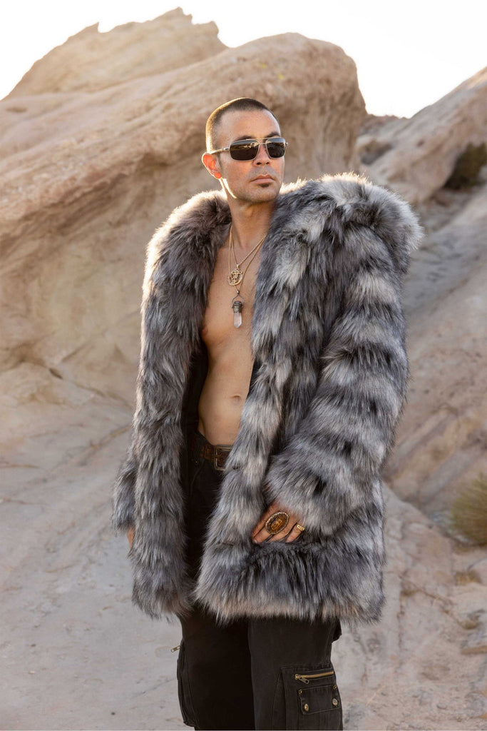 Owais - Faux Fur Playa Coat - Aces Wilder