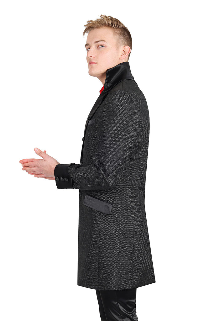 Rhys Fitted Overcoat - ACES WILDER