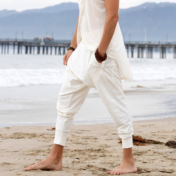 Simian White Wander Pants - ACES WILDER